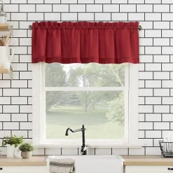 No 918 Martine 3-pc. Rod Pocket Window Tier