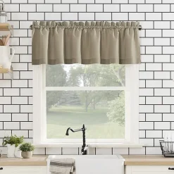 No 918 Martine 3-pc. Rod Pocket Window Tier