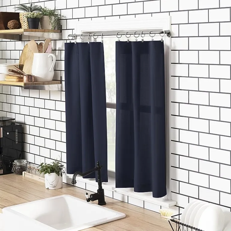 No 918 Martine 3-pc. Rod Pocket Window Tier