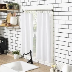 No 918 Martine 3-pc. Rod Pocket Window Tier