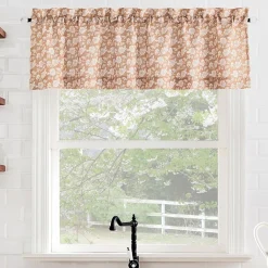 No 918 Mistral Floral Rod Pocket Tailored Valance