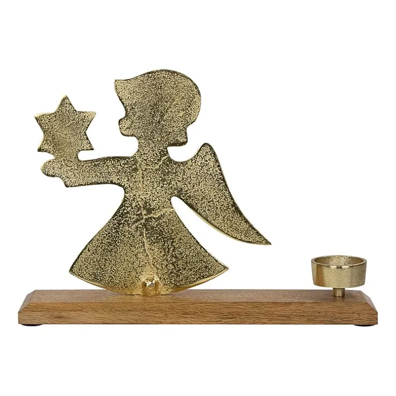Northlight 12" Angel Tealight Candle Holder