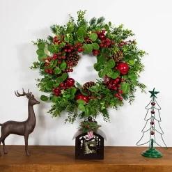 Northlight Boxwood And Pine Wreath