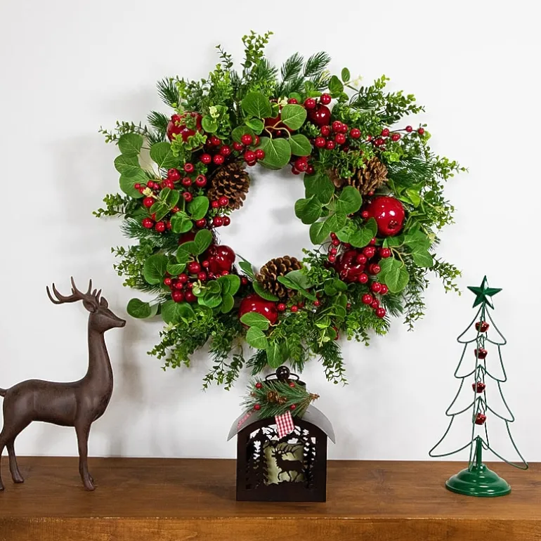 Northlight Boxwood And Pine Wreath