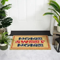 Northlight Home Sweet Home Coir Outdoor Indoor Rectangular Doormat