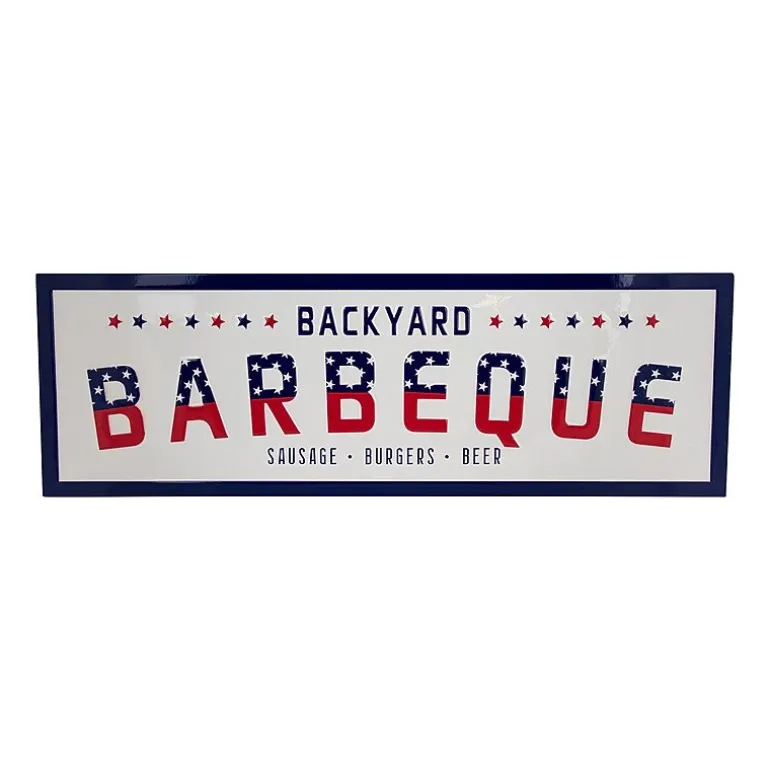 Northlight 23in Backyard Barbeque Wall Sign