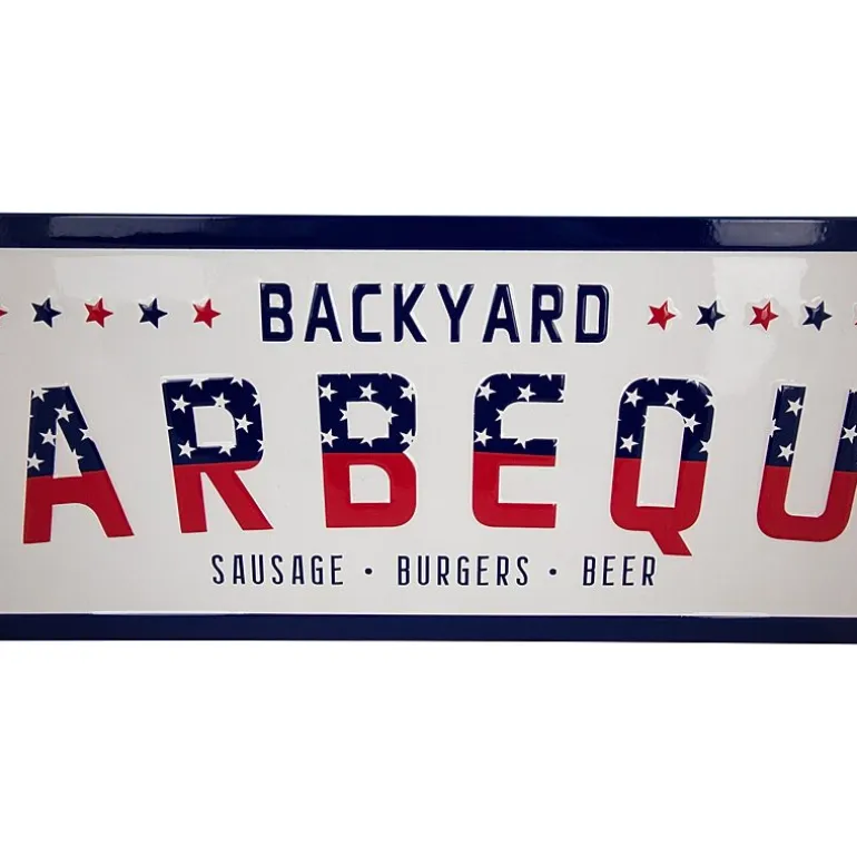 Northlight 23in Backyard Barbeque Wall Sign