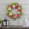 Northlight 23in Chrysanthemum And Berry Floral Wreath