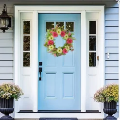 Northlight 23in Chrysanthemum And Berry Floral Wreath