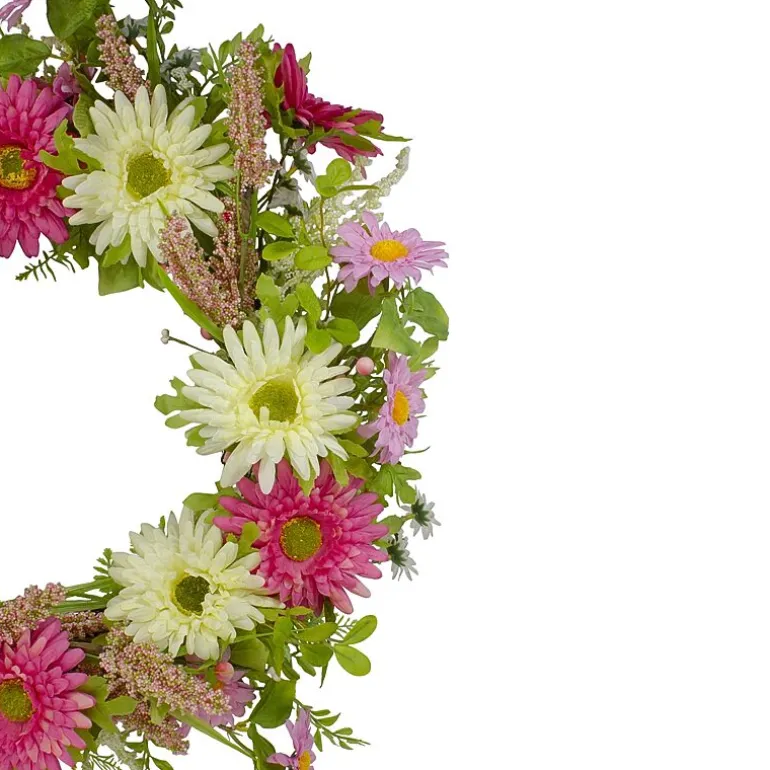 Northlight 23in Chrysanthemum And Berry Floral Wreath