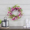 Northlight 18in Geranium And Berry Spring Floral Wreath