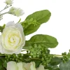 Northlight 23in Hydrangea And Ranunculus Eucalyptus Green And Cream Wreath