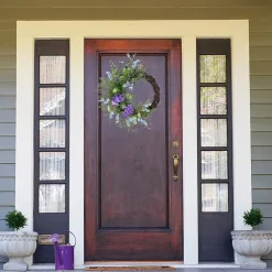 Northlight 24in Mixed Wild Flowers And Twig Wreath