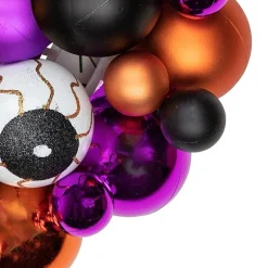 Northlight 13in Multi-Color Shatterproof Ball Wreath