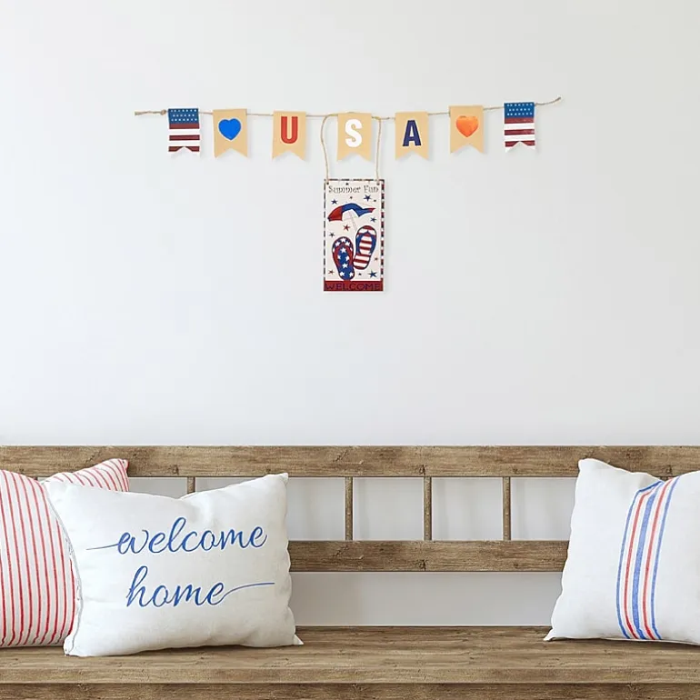 Northlight 30.5in Usa Summer Fun Welcome Americana Print