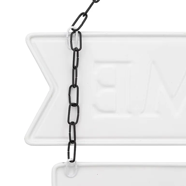 Northlight 19.5in " Welcome" Metal Wall Sign