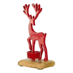Northlight Reindeer Metal Tealight Candle Holder