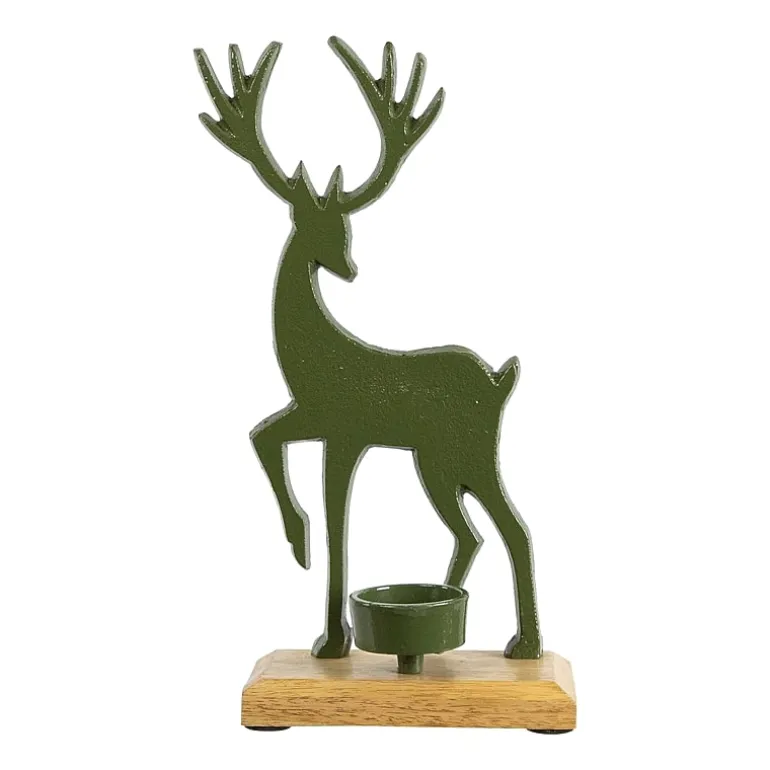 Northlight 10.5" Reindeer Tealight Candle Holder