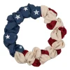 Northlight 20" Stars And Stripes Small Burlap - Unlit Wreath