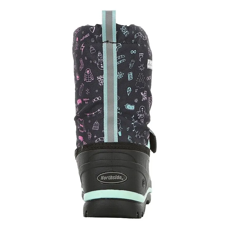 Northside Little & Big Kid Girls Frosty Waterproof Insulated Flat Heel Snow Boots