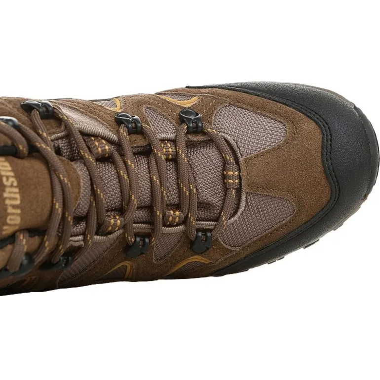 Northside Mens Snohomish Mid Boot Waterproof Flat Heel Hiking Boots Wide Width