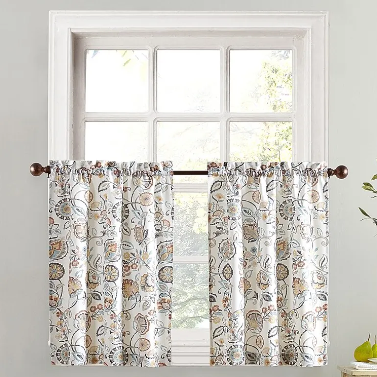 No 918 Signy 2-pc. Rod Pocket Window Tier