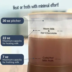 Nostalgia FHCM4BR Frother & Hot Chocolate Maker