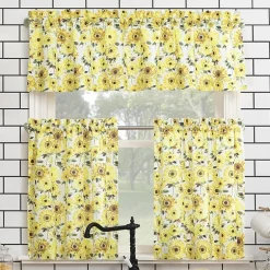 No 918 Sunny 2-pc. Rod Pocket Window Tier