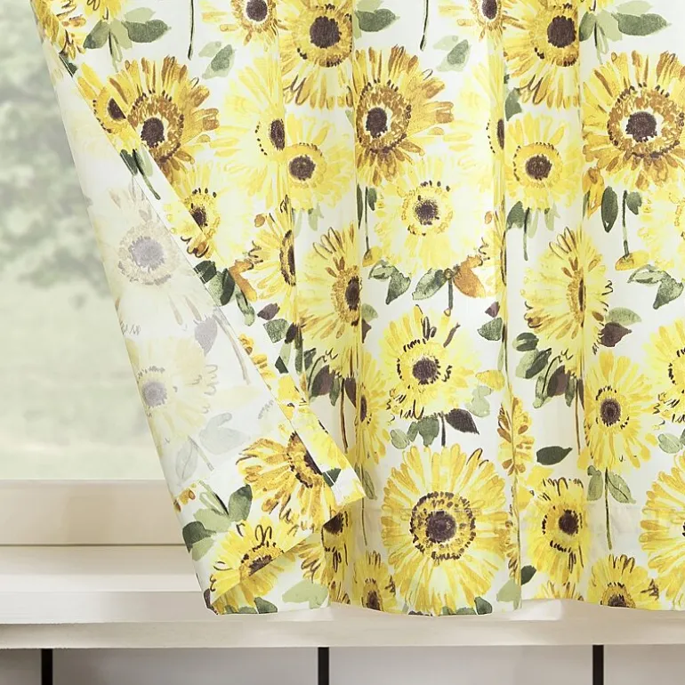 No 918 Sunny 2-pc. Rod Pocket Window Tier