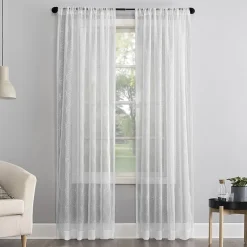 No 918 Tamaryn Rod Pocket Sheer Single Curtain Panel