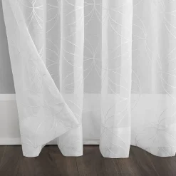 No 918 Tamaryn Rod Pocket Sheer Single Curtain Panel