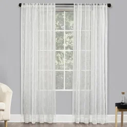 No 918 Tamaryn Rod Pocket Sheer Single Curtain Panel