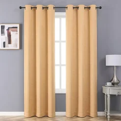 Novalie Grommet Top Blackout Set of 2 Curtain Panel
