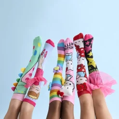 Novelty Crazy Sock Big Kid Unisex 1 Pair Knee High Socks