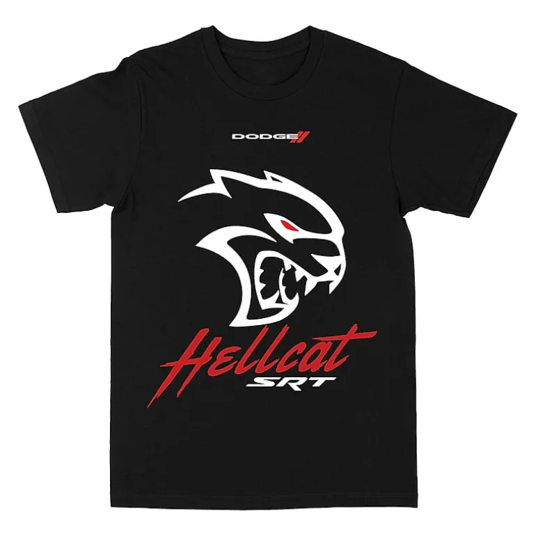 Novelty Dodge Mens Crew Neck Short Sleeve Regular Fit Graphic T-Shirt