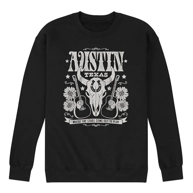 Novelty Mens Crew Neck Long Sleeve Sweatshirt