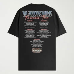 Novelty Mens Crew Neck Short Sleeve Regular Fit Stranger Things Graphic T-Shirt