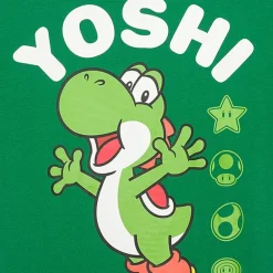 Novelty Mens Crew Neck Short Sleeve Regular Fit Yoshi Graphic T-Shirt
