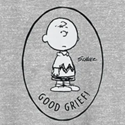 Novelty Mens Crew Neck Short Sleeve Classic Fit Peanuts Big and Tall Graphic T-Shirt