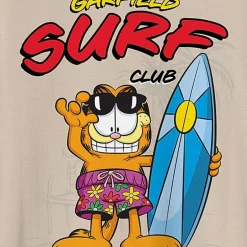 Novelty Mens Crew Neck Short Sleeve Classic Fit Garfield Big and Tall Graphic T-Shirt