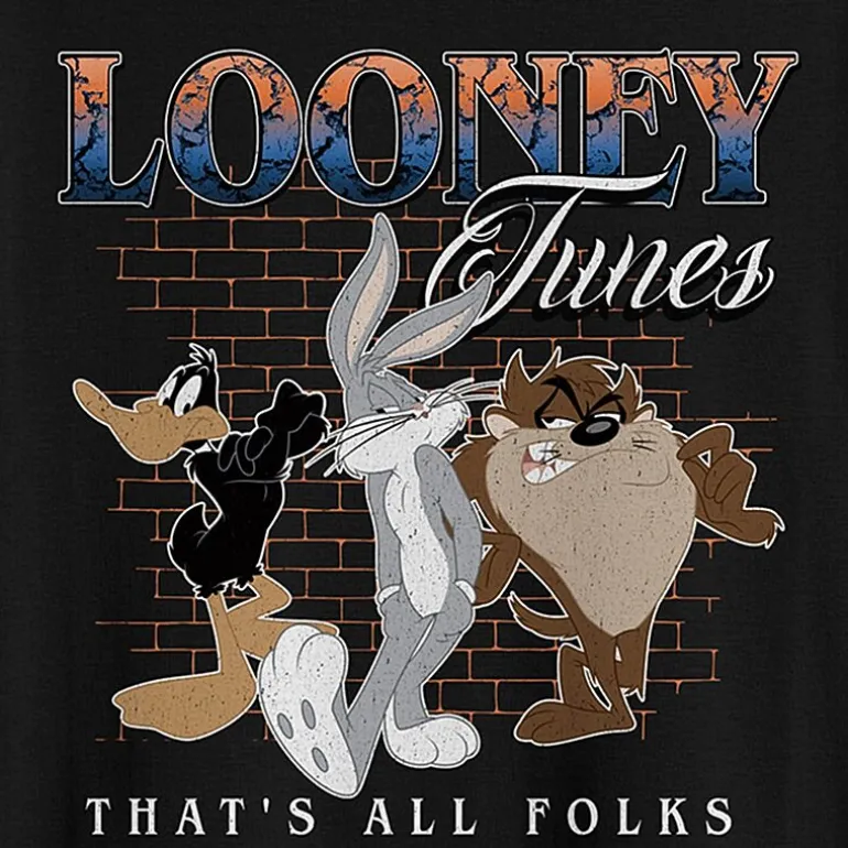 Novelty Mens Crew Neck Short Sleeve Classic Fit Looney Tunes Big and Tall Graphic T-Shirt