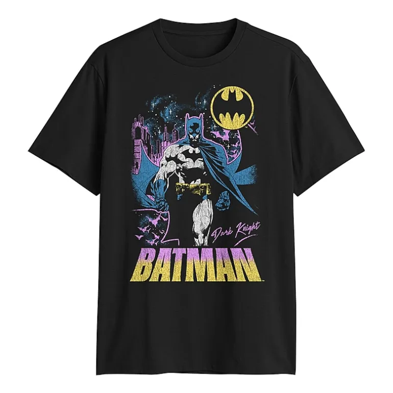 Novelty Mens Crew Neck Short Sleeve Classic Fit Batman Big and Tall Graphic T-Shirt