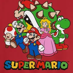 Novelty Mens Long Sleeve Super Mario Fleece Hoodie