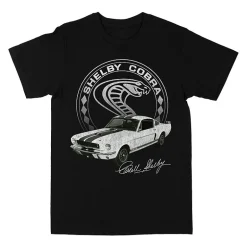 Novelty Shelby Cobra Mens Crew Neck Short Sleeve Regular Fit Graphic T-Shirt
