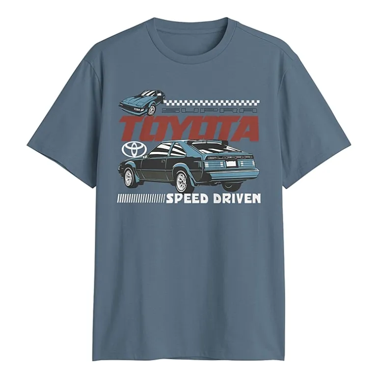 Novelty Toyota N Mens Crew Neck Short Sleeve Classic Fit Big and Tall Graphic T-Shirt