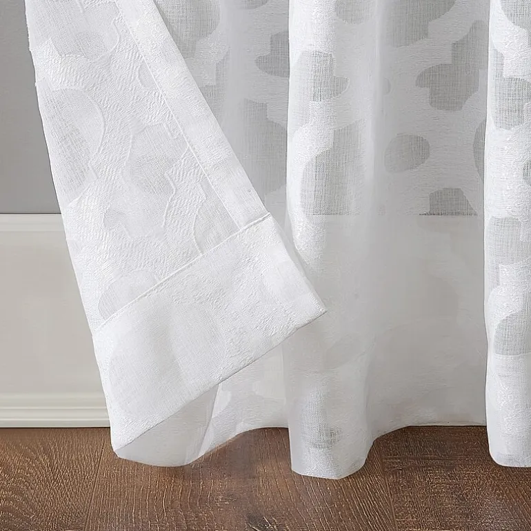 No 918 Yvette Rod Pocket Sheer Single Curtain Panel