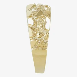 Nugget Mens 14K Gold Fashion Ring