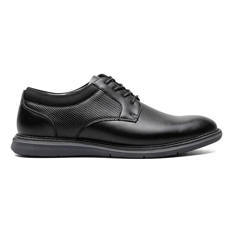 Nunn Bush Chase Plain Toe Mens Round Closed Toe Oxford Shoes Wide Width