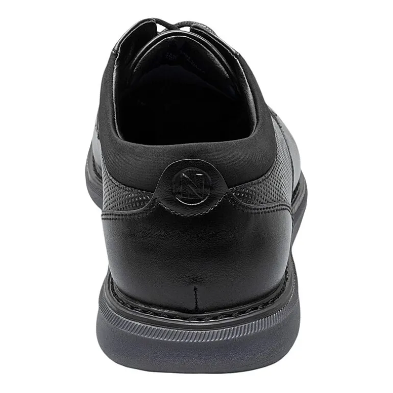 Nunn Bush Chase Plain Toe Mens Round Closed Toe Oxford Shoes Wide Width