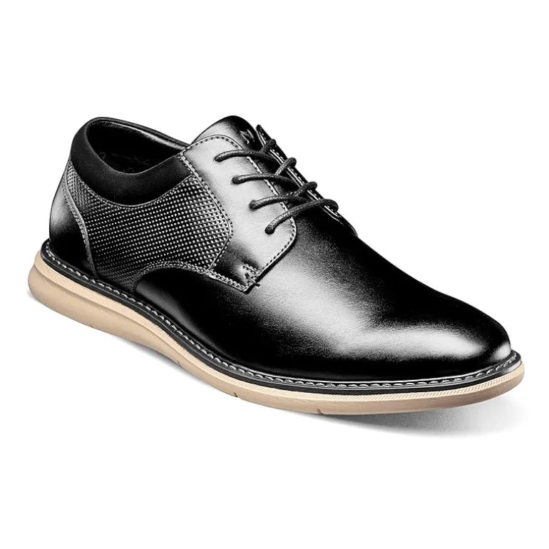 Nunn Bush Chase Plain Toe Mens Round Closed Toe Oxford Shoes Wide Width
